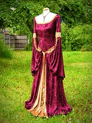 Angelica-012 Medieval wedding gown