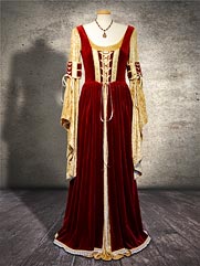 Sorrel-012 medieval style gown