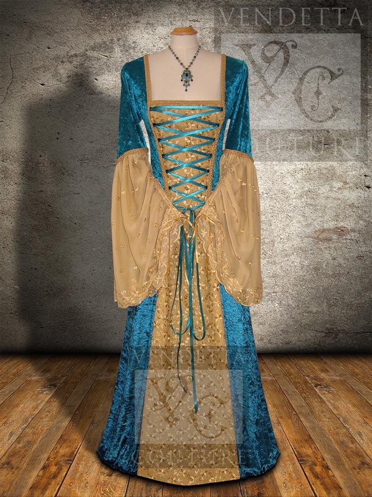 Medieval Dress with Sleeves