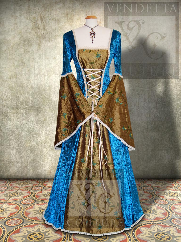 Medieval Dresses with Sleeves