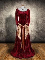 Calendine-013 medieval style gown