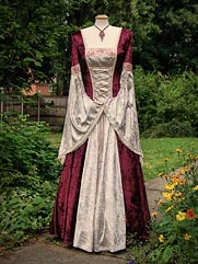 Daylily-014 medieval style dress