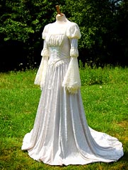 Fleur-012 vintage style wedding dress