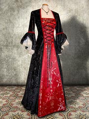 Lily-028 Medieval dresses and medieval wedding dresses