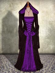 Violet-016 medieval style dress