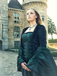 Custom Black Medieval dress