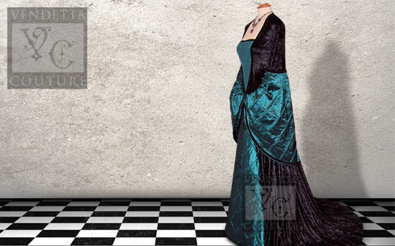 Anemone-012 medieval style dress