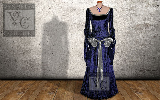 Angelica-022 medieval style dress