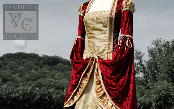 Betony-012 medieval style gown
