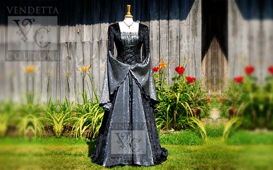 Callalily-019 medieval style dress