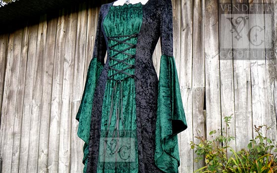 Callalily-021 medieval style dress