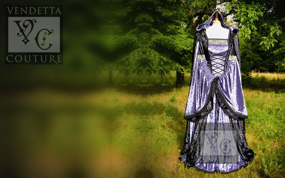 Daylily-012 medieval style dress