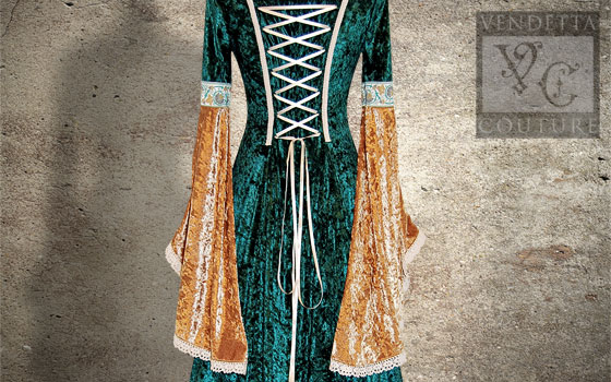 Daylily-013 medieval style dress