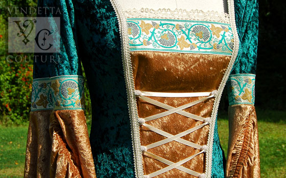 Daylily-013 medieval style dress