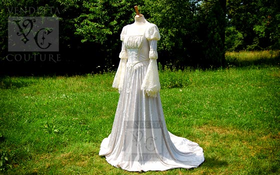 Fleur-012 medieval style gown