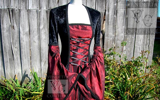 Lily-015a Medieval Style Dress