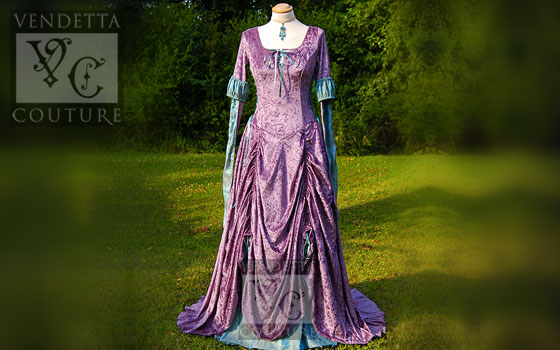Rose-012 medieval style dress