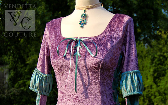 Rose-012 medieval style dress
