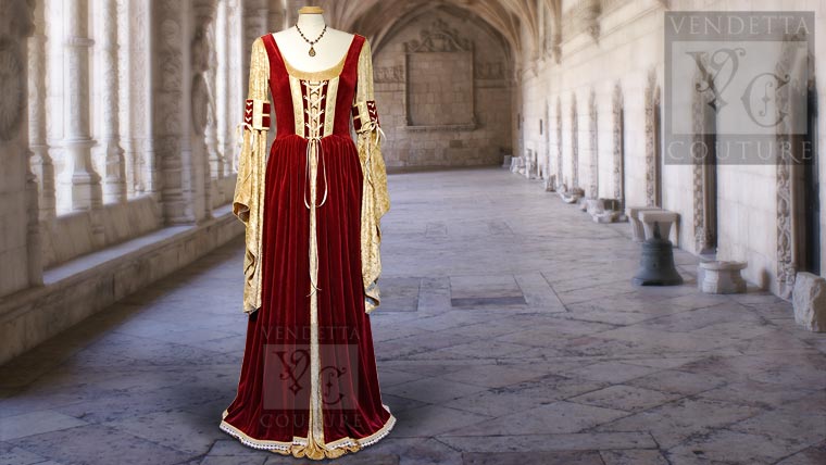 Sorrel-012 medieval style dress